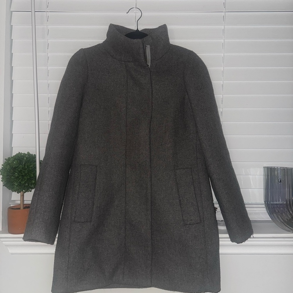 J.crew gray city coat